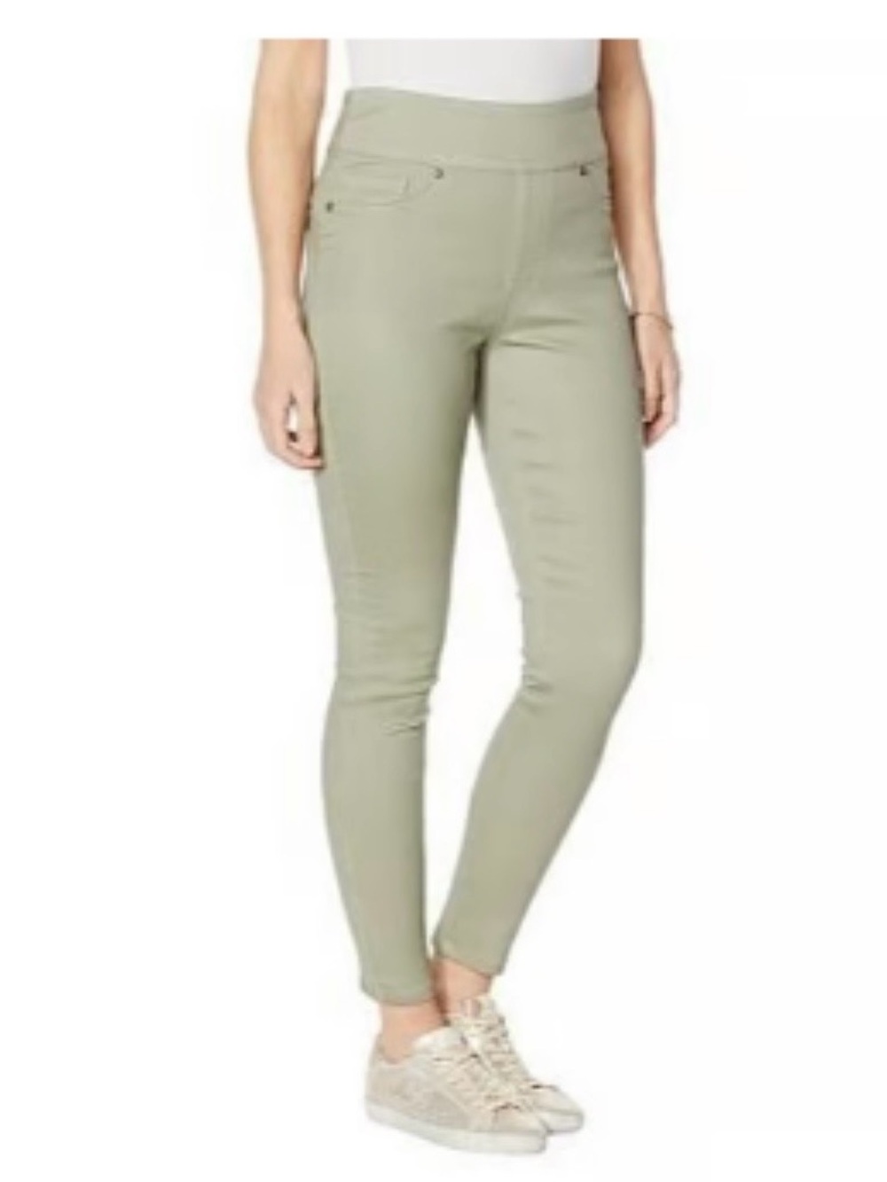 Diane Gilman DG2 Virtual Stretch Comfort Waist Skinny Jeggings - large tall